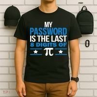 My Password is the last digit of Pi T-Shirt thumb 6