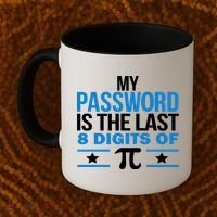 My Password is the last digit of Pi Coffee Mug thumb 2