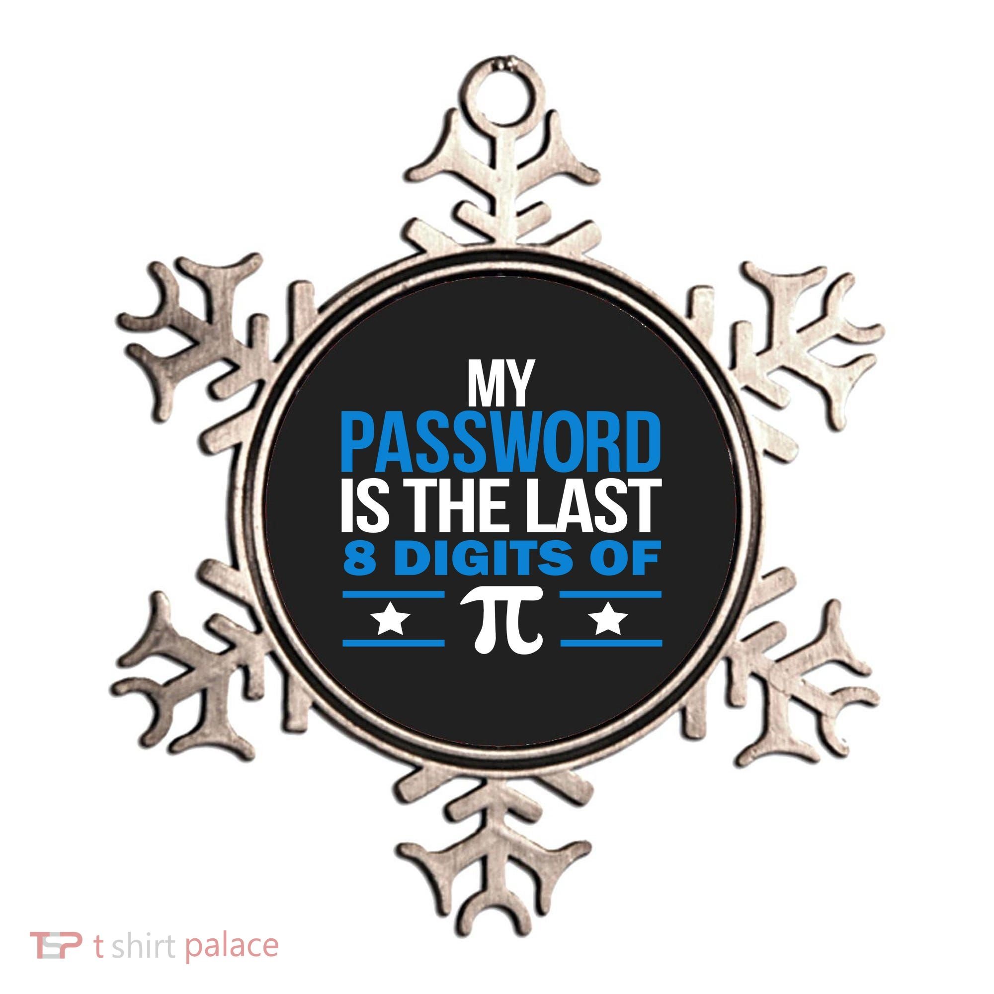 My Password is the last digit of Pi Ornament