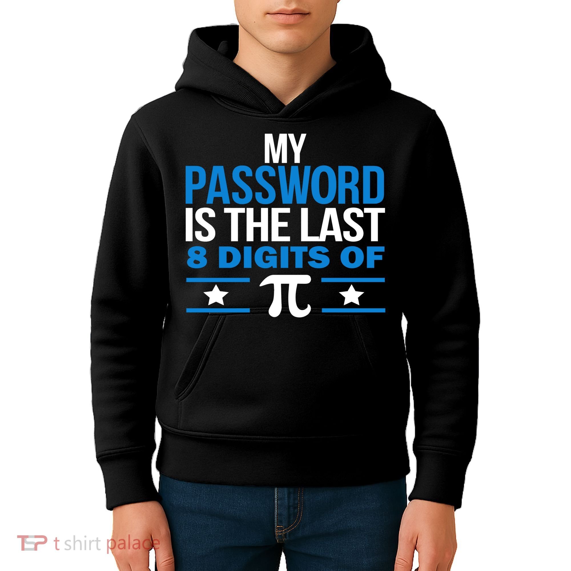 My Password is the last digit of Pi Kids Hoodie