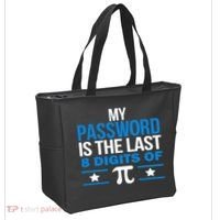 My Password is the last digit of Pi Tote Bag thumb 2
