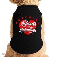 My Patients Are My Valentine's Day Love Heart Doggie Tank thumb 0