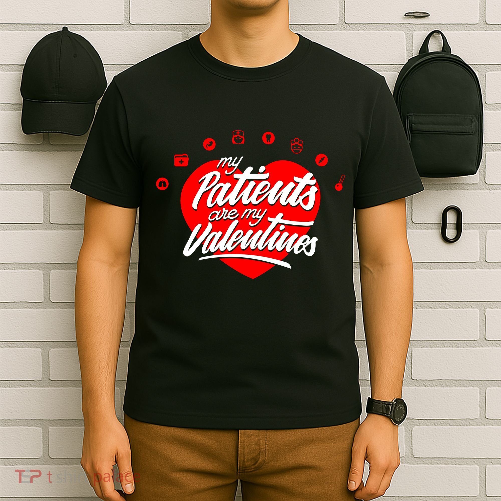 My Patients Are My Valentine's Day Love Heart T-Shirt