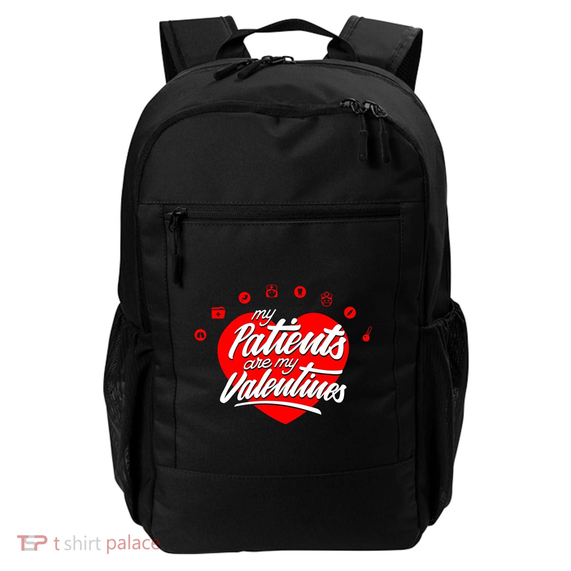 My Patients Are My Valentine's Day Love Heart Backpack