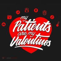 My Patients Are My Valentine's Day Love Heart Women's Hoodie thumb 2