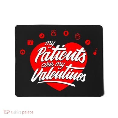 My Patients Are My Valentine's Day Love Heart Mousepad