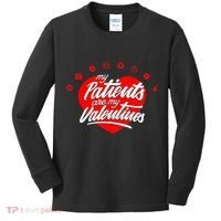 My Patients Are My Valentine's Day Love Heart Kids Long Sleeve Shirt thumb 0