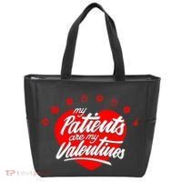 My Patients Are My Valentine's Day Love Heart Tote Bag thumb 0