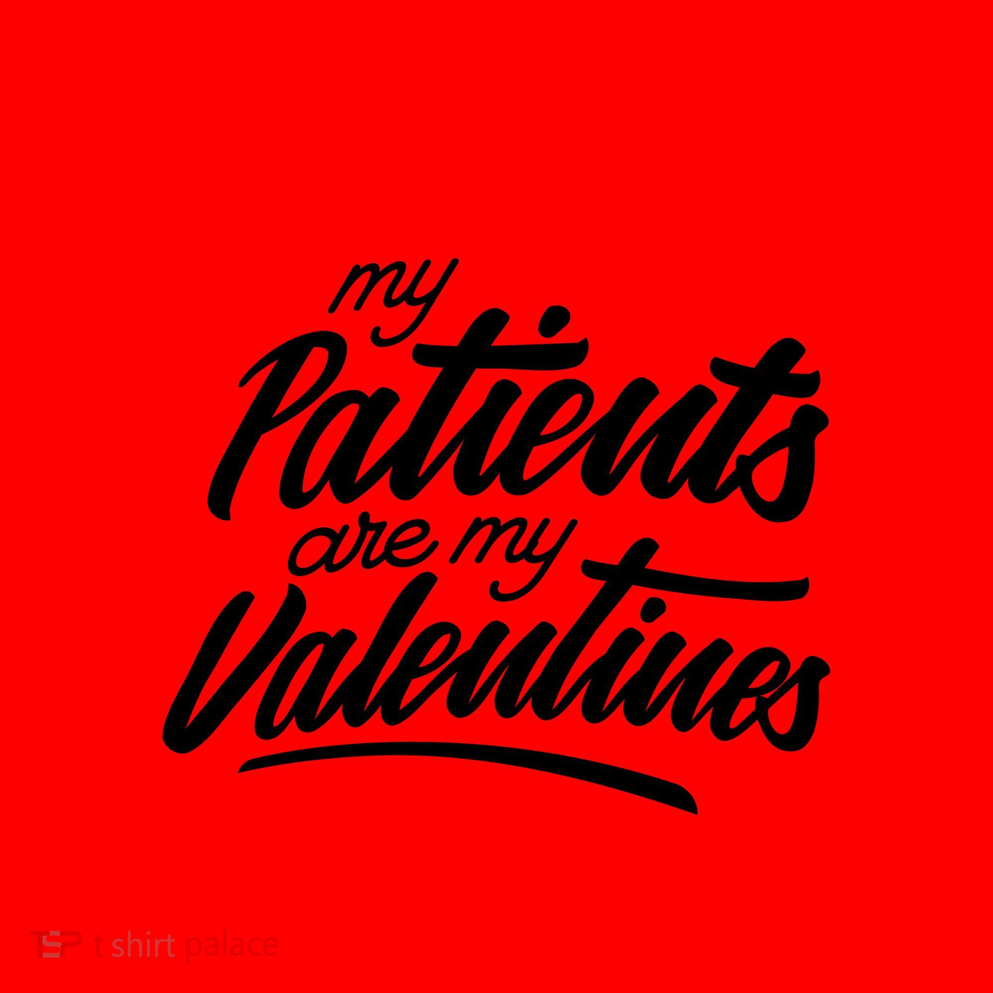 My Patients Are My Valentine's Day Love Heart Santa Hat