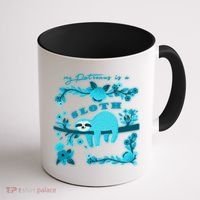 My Patronsus Is A Sloth Funny Coffee Mug thumb 1