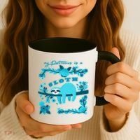 My Patronsus Is A Sloth Funny Coffee Mug thumb 3