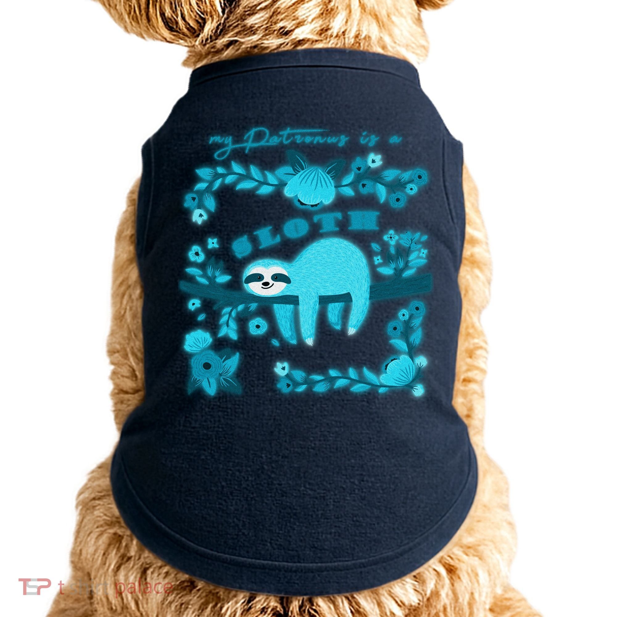 My Patronsus Is A Sloth Funny Doggie Tank