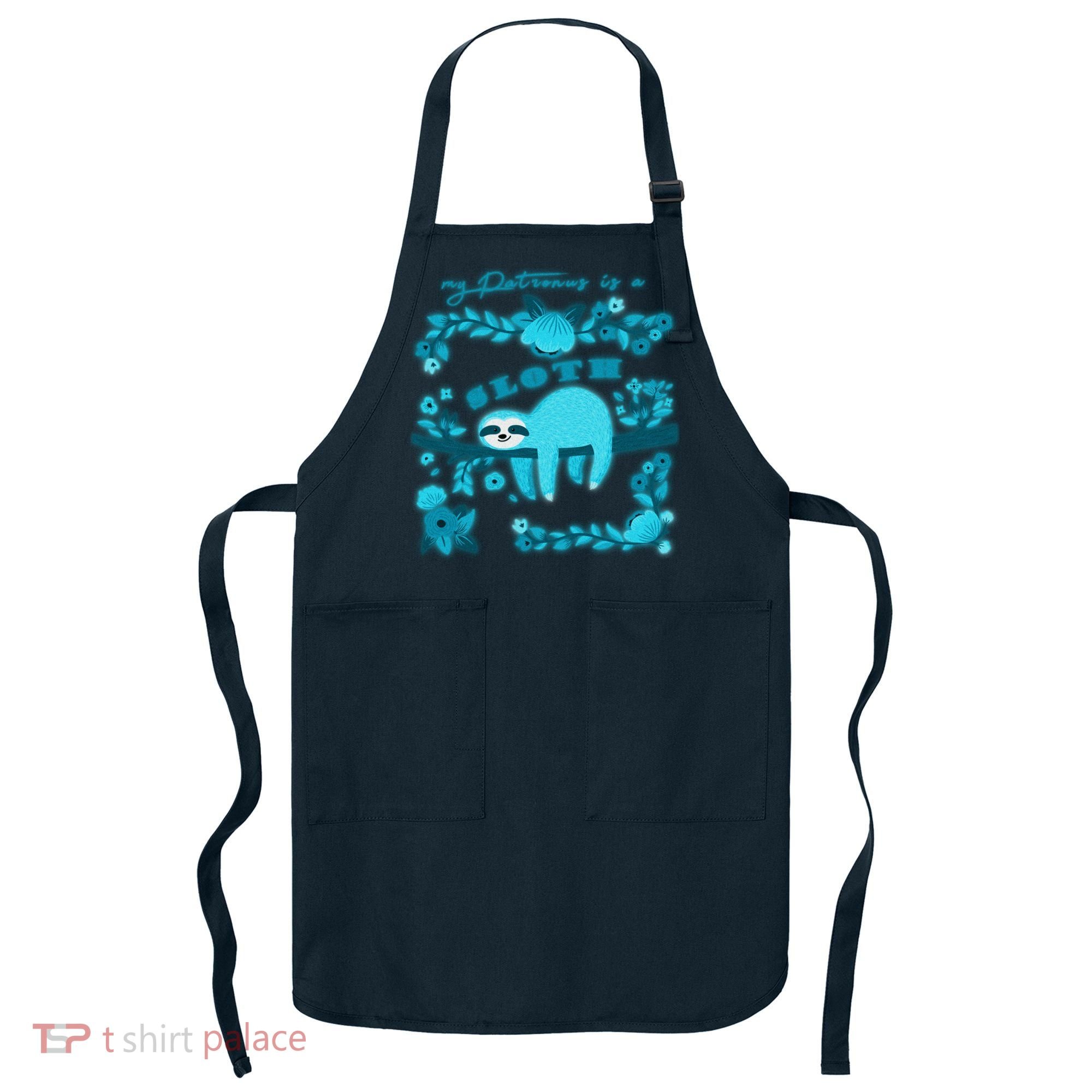 My Patronsus Is A Sloth Funny Apron