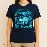 My Patronsus Is A Sloth Funny T-Shirt thumb 4