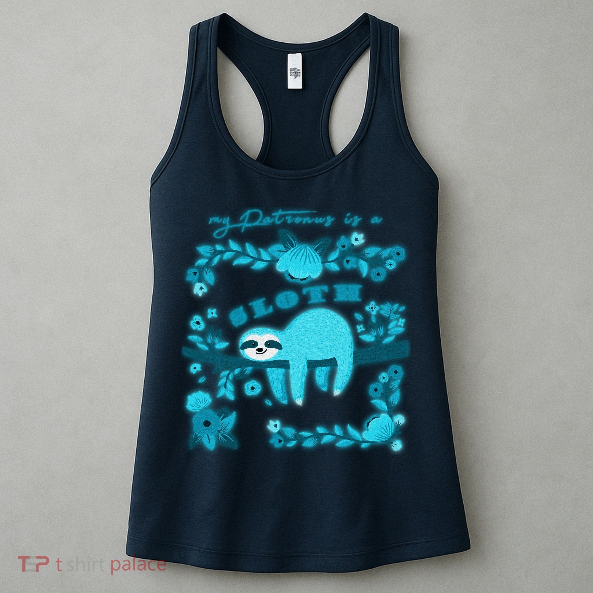 My Patronsus Is A Sloth Funny Women's Tank Top