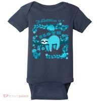 My Patronsus Is A Sloth Funny Baby Bodysuit thumb 0