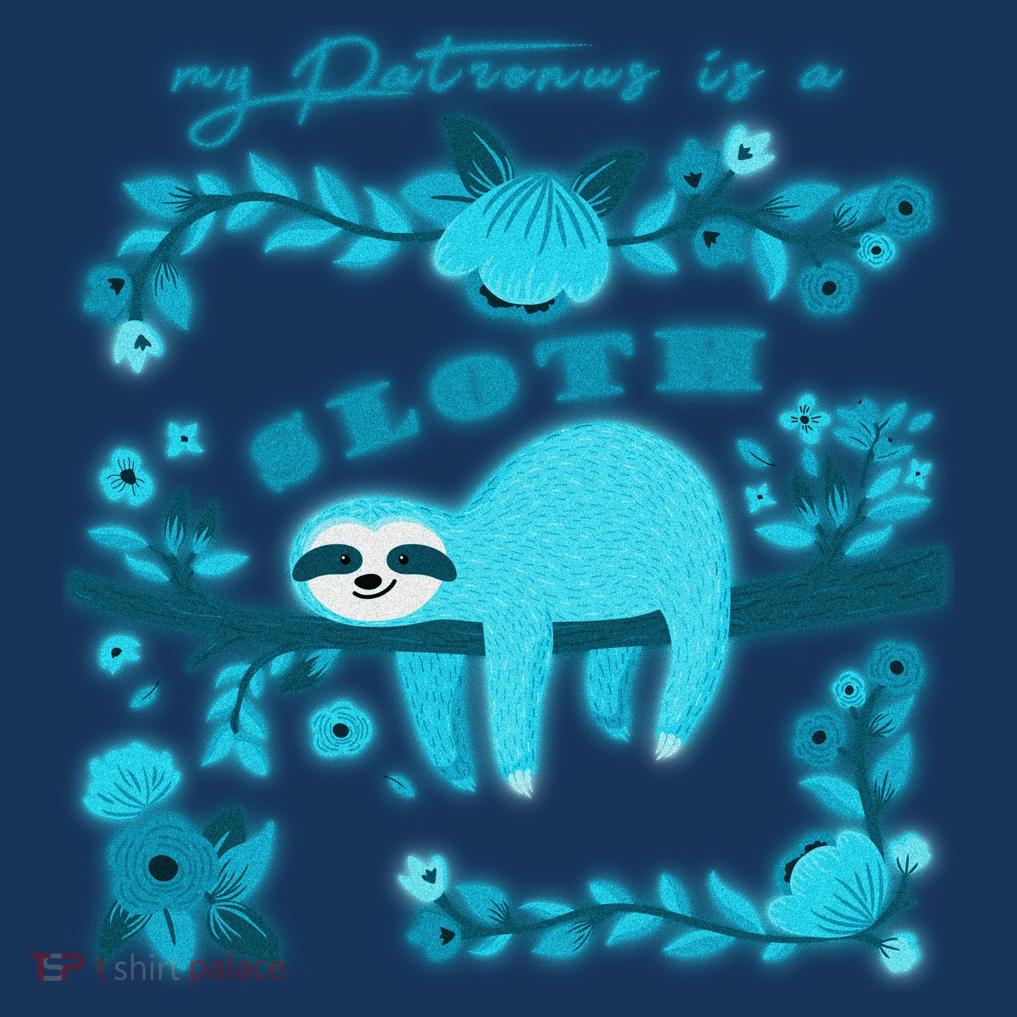 My Patronsus Is A Sloth Funny Women's T-Shirt