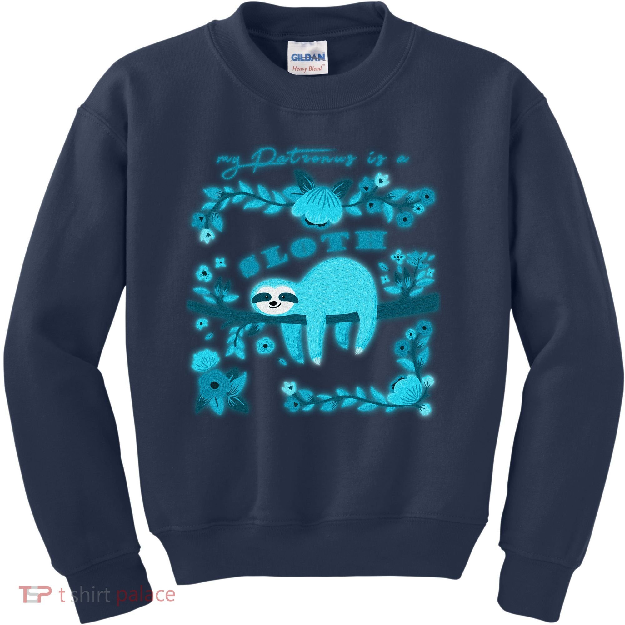 My Patronsus Is A Sloth Funny Kids Sweatshirt