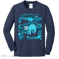 My Patronsus Is A Sloth Funny Kids Long Sleeve Shirt thumb 0