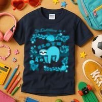 My Patronsus Is A Sloth Funny Kids T-Shirt thumb 3