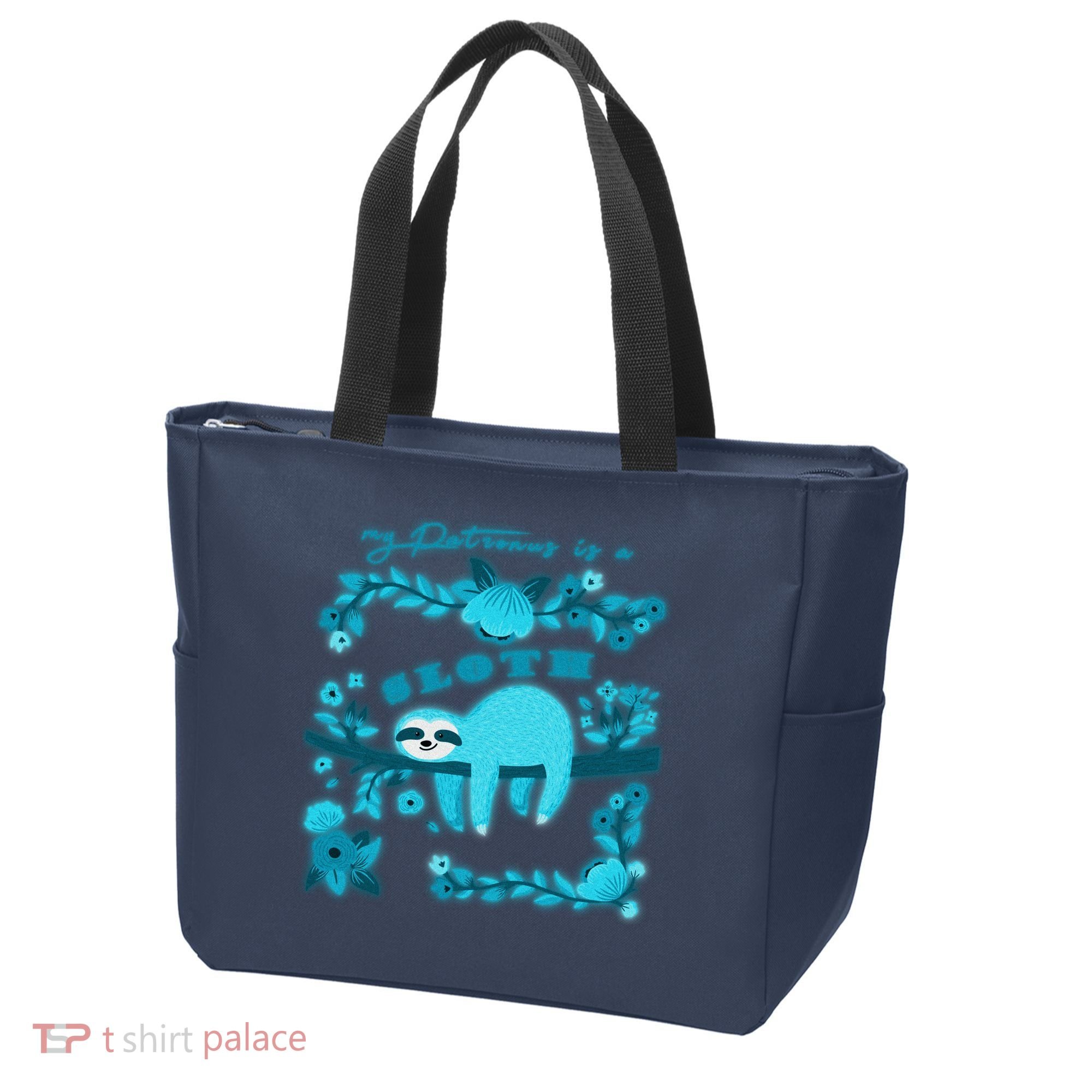 My Patronsus Is A Sloth Funny Tote Bag