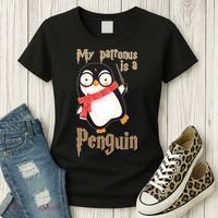 My Patronus Is a Penguin Women's T-Shirt thumb 3