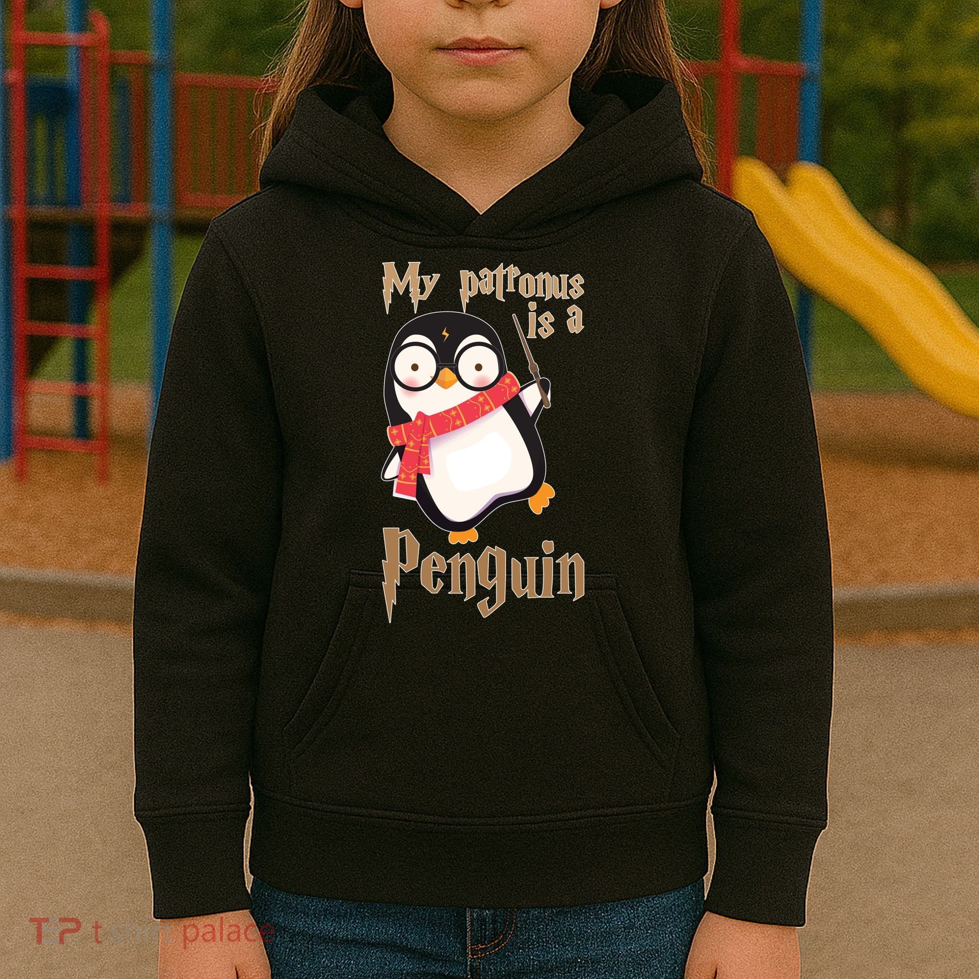My Patronus Is a Penguin Kids Hoodie