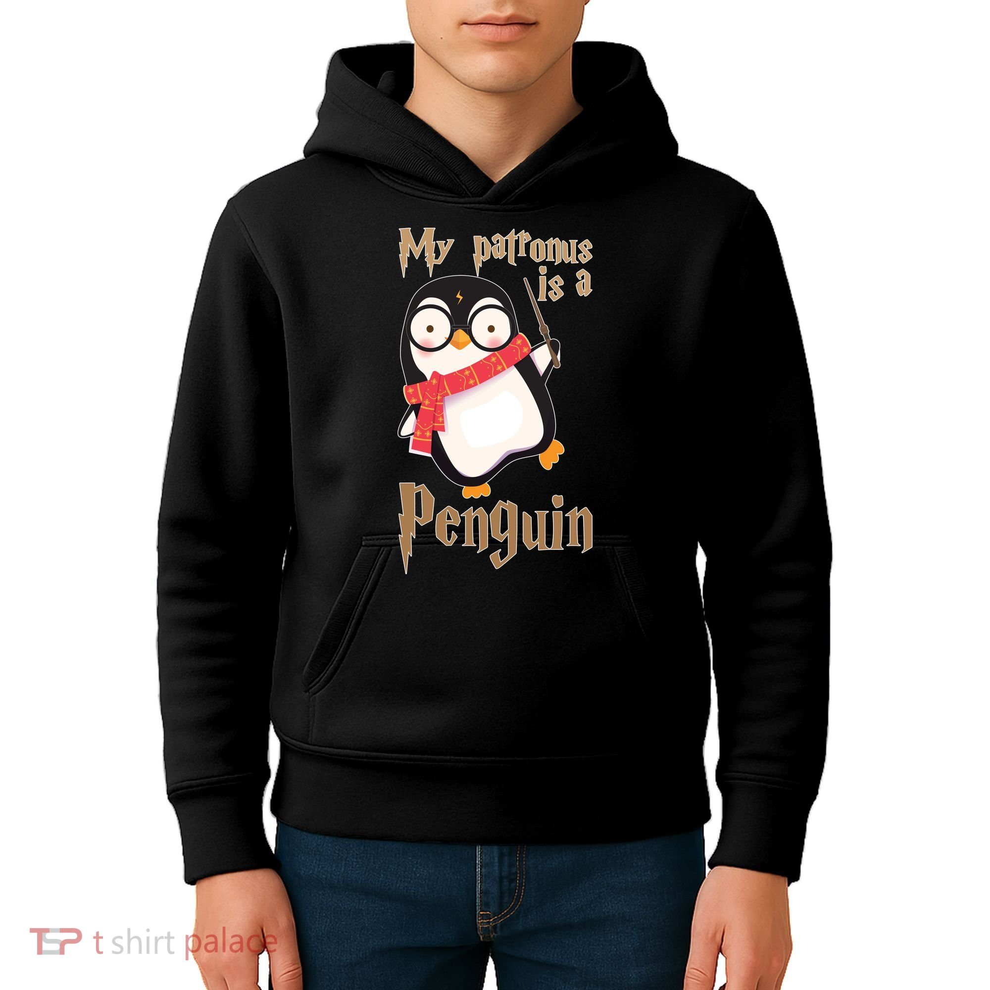 My Patronus Is a Penguin Kids Hoodie