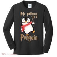 My Patronus Is a Penguin Kids Long Sleeve Shirt thumb 0