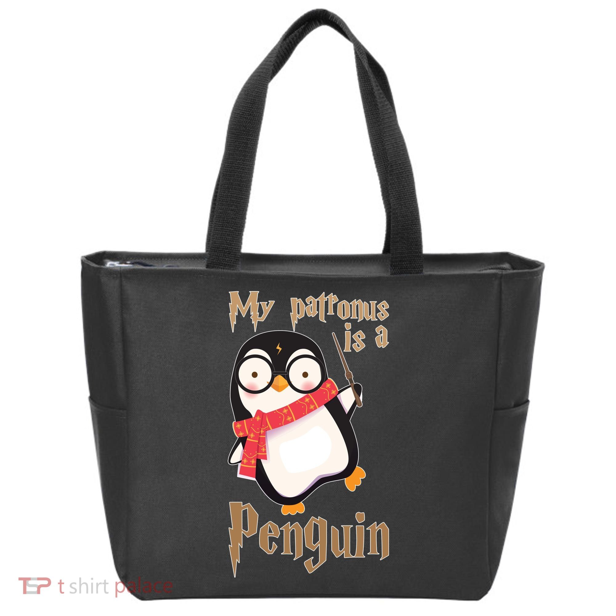 My Patronus Is a Penguin Tote Bag