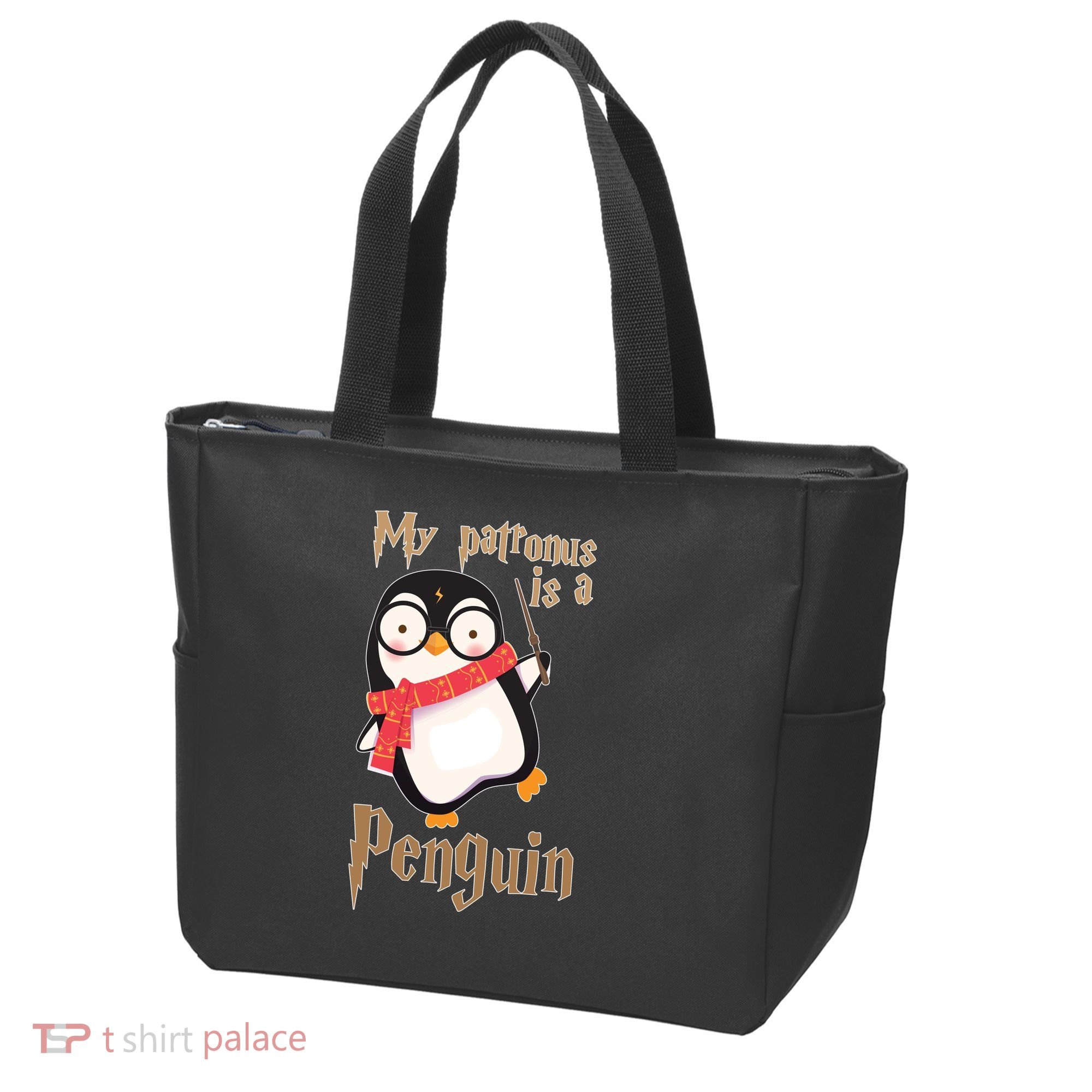 My Patronus Is a Penguin Tote Bag