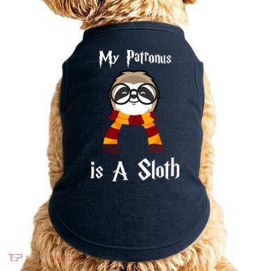 My Patronus Is A Sloth Doggie Tank