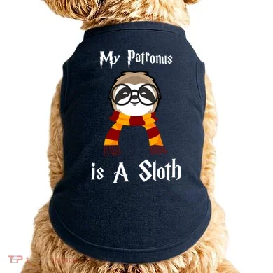 My Patronus Is A Sloth Doggie Tank