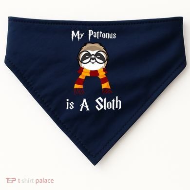My Patronus Is A Sloth USA-Made Doggie Bandana