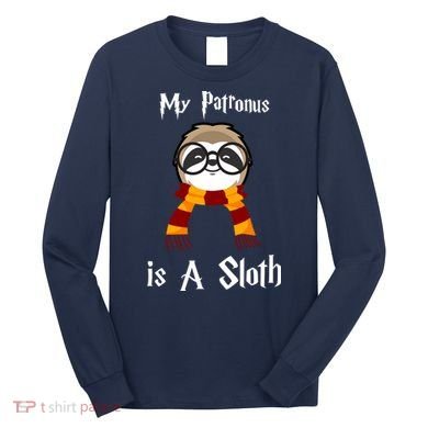 My Patronus Is A Sloth Long Sleeve Shirt