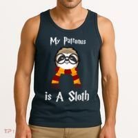 My Patronus Is A Sloth Tank Top thumb 3