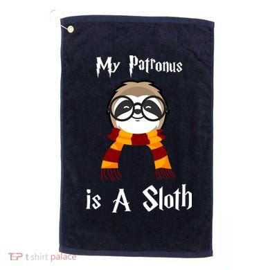 My Patronus Is A Sloth Golf Towel