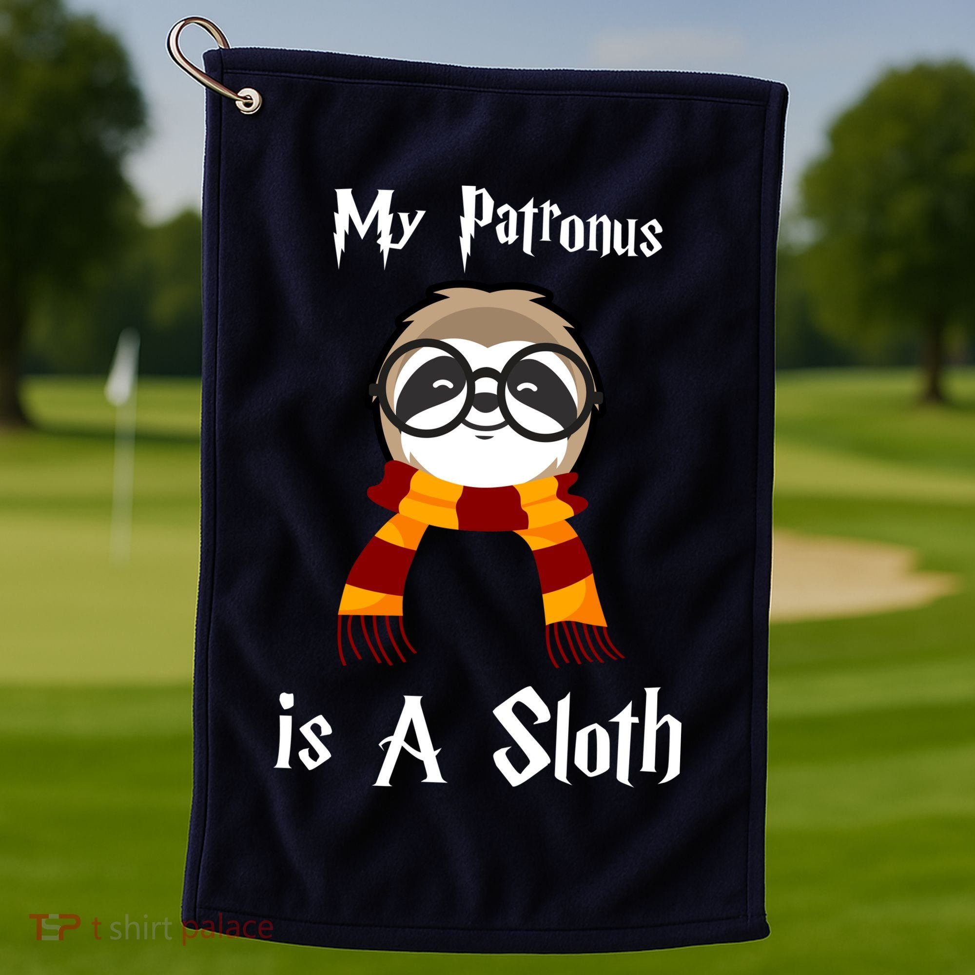 My Patronus Is A Sloth Golf Towel