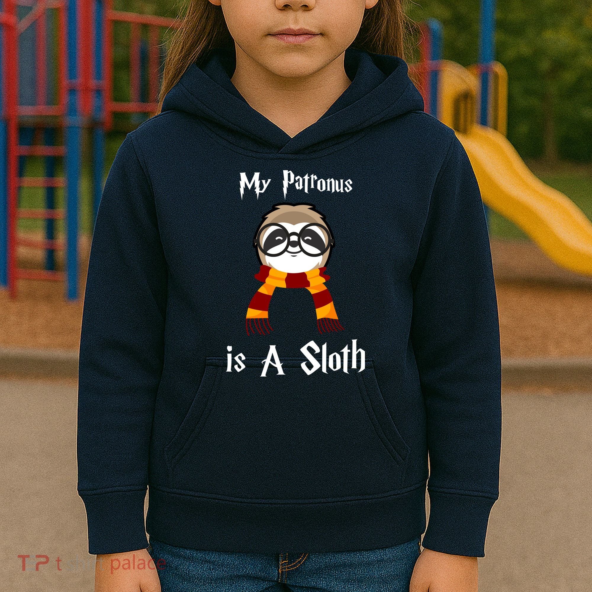 My Patronus Is A Sloth Kids Hoodie