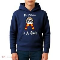 My Patronus Is A Sloth Kids Hoodie thumb 4