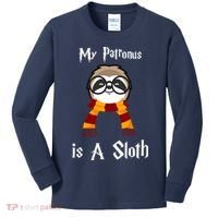 My Patronus Is A Sloth Kids Long Sleeve Shirt thumb 0