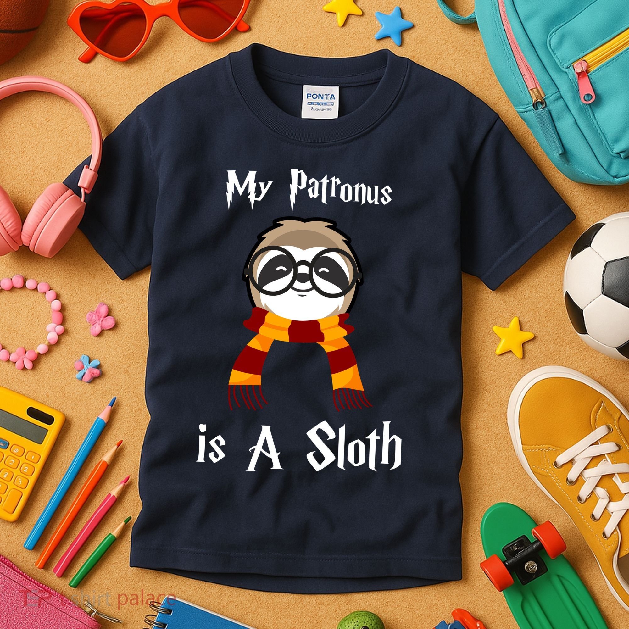 My Patronus Is A Sloth Kids T-Shirt