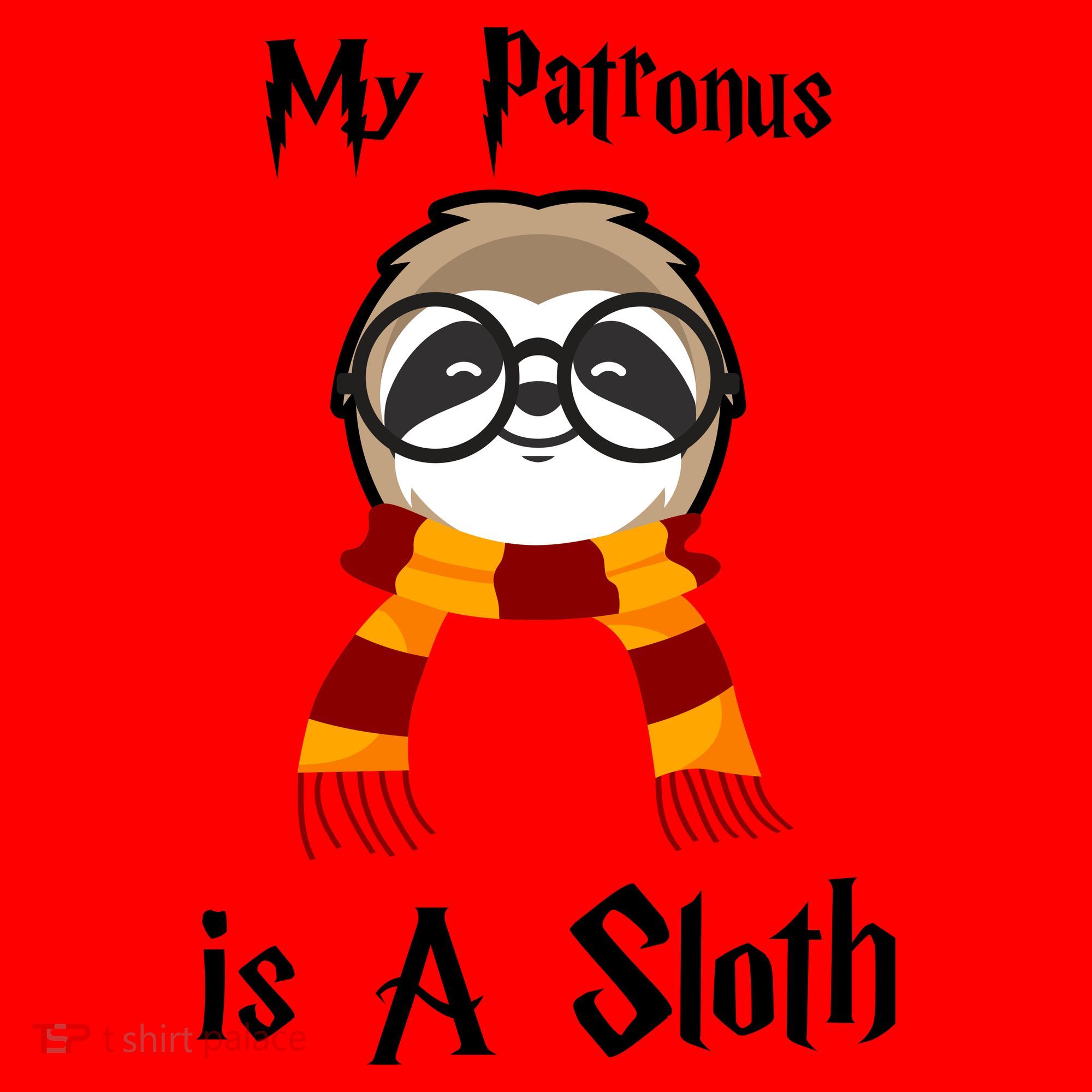 My Patronus Is A Sloth Santa Hat