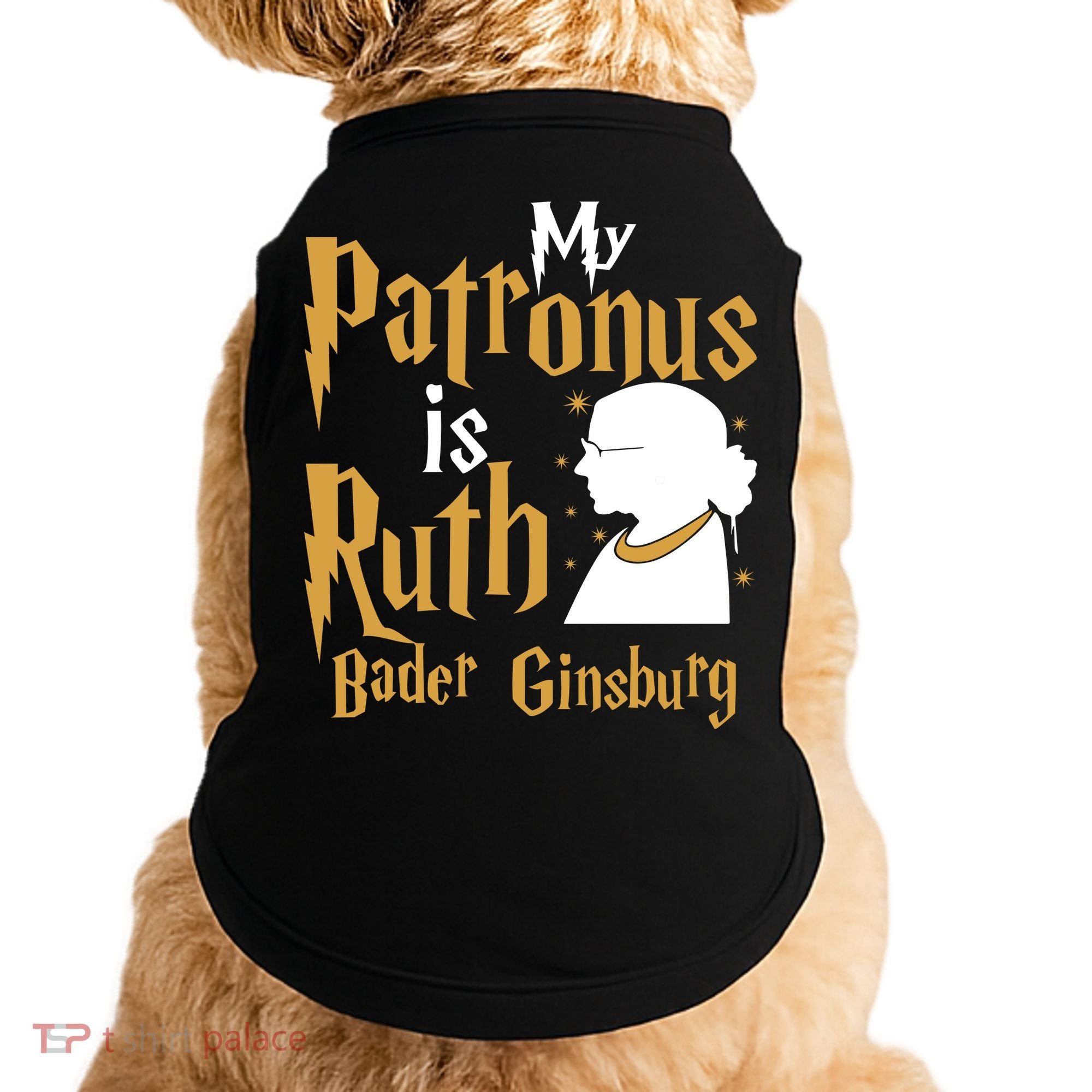 My Patronus Is Ruth Bader Ginsburg Doggie Tank