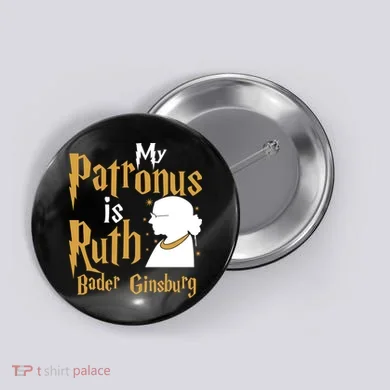 My Patronus Is Ruth Bader Ginsburg Button