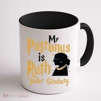My Patronus Is Ruth Bader Ginsburg Coffee Mug thumb 1