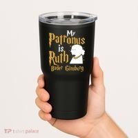 My Patronus Is Ruth Bader Ginsburg Tumbler thumb 2