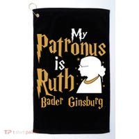 My Patronus Is Ruth Bader Ginsburg Golf Towel thumb 0
