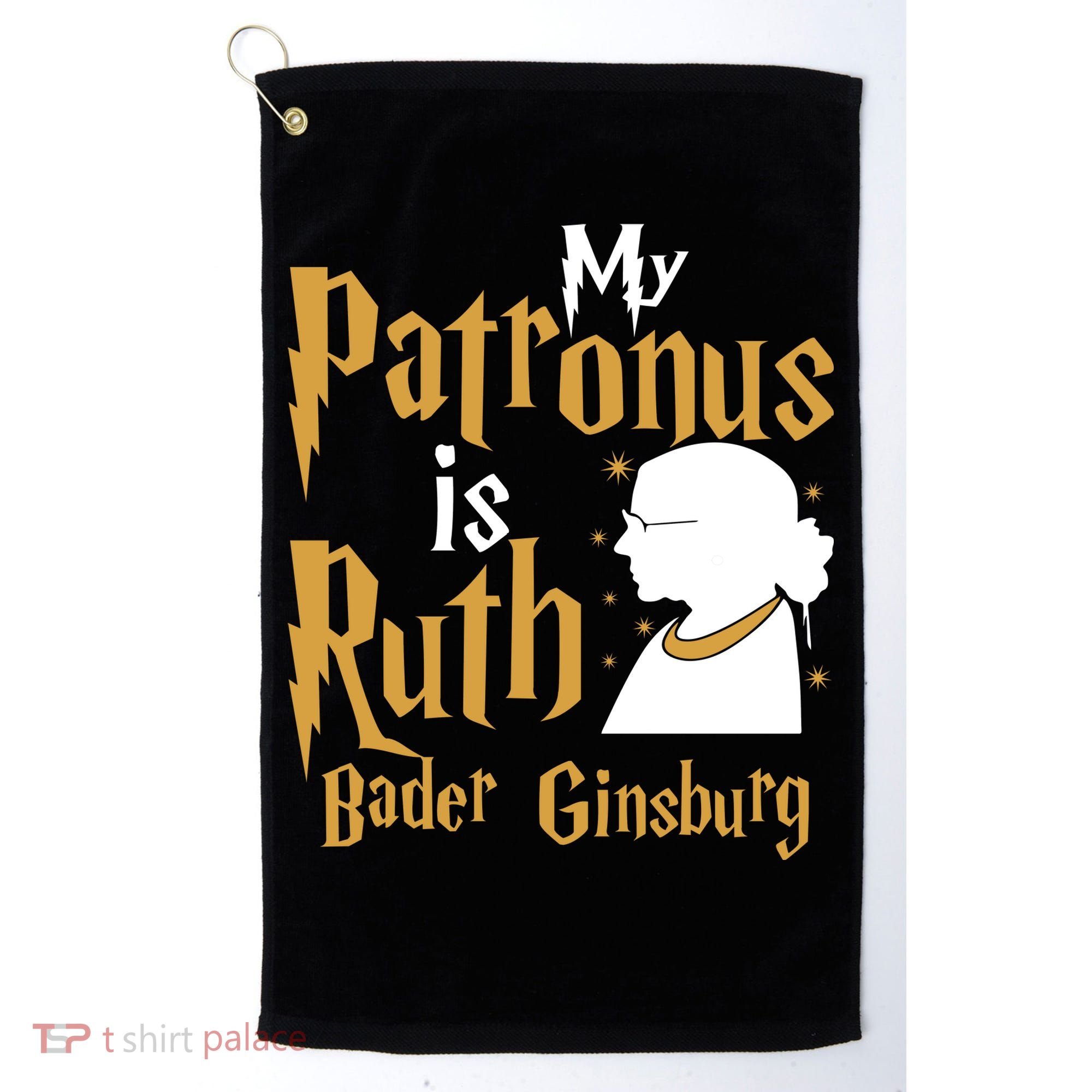 My Patronus Is Ruth Bader Ginsburg Golf Towel