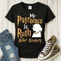 My Patronus Is Ruth Bader Ginsburg Women's T-Shirt thumb 3